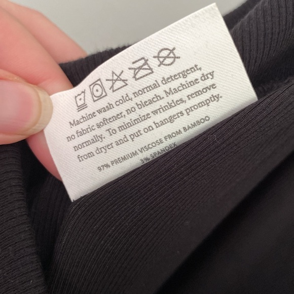 Cozy Earth Rib-Knit Lounge Pant black size XXXL - Picture 9 of 10